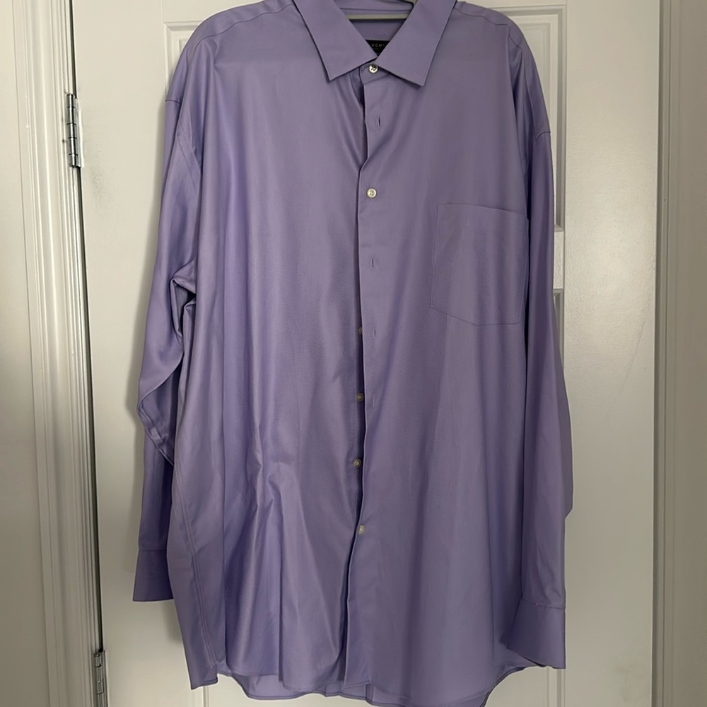 Pronto uomo Purple men’s dress shirt 19 36/37 tall
